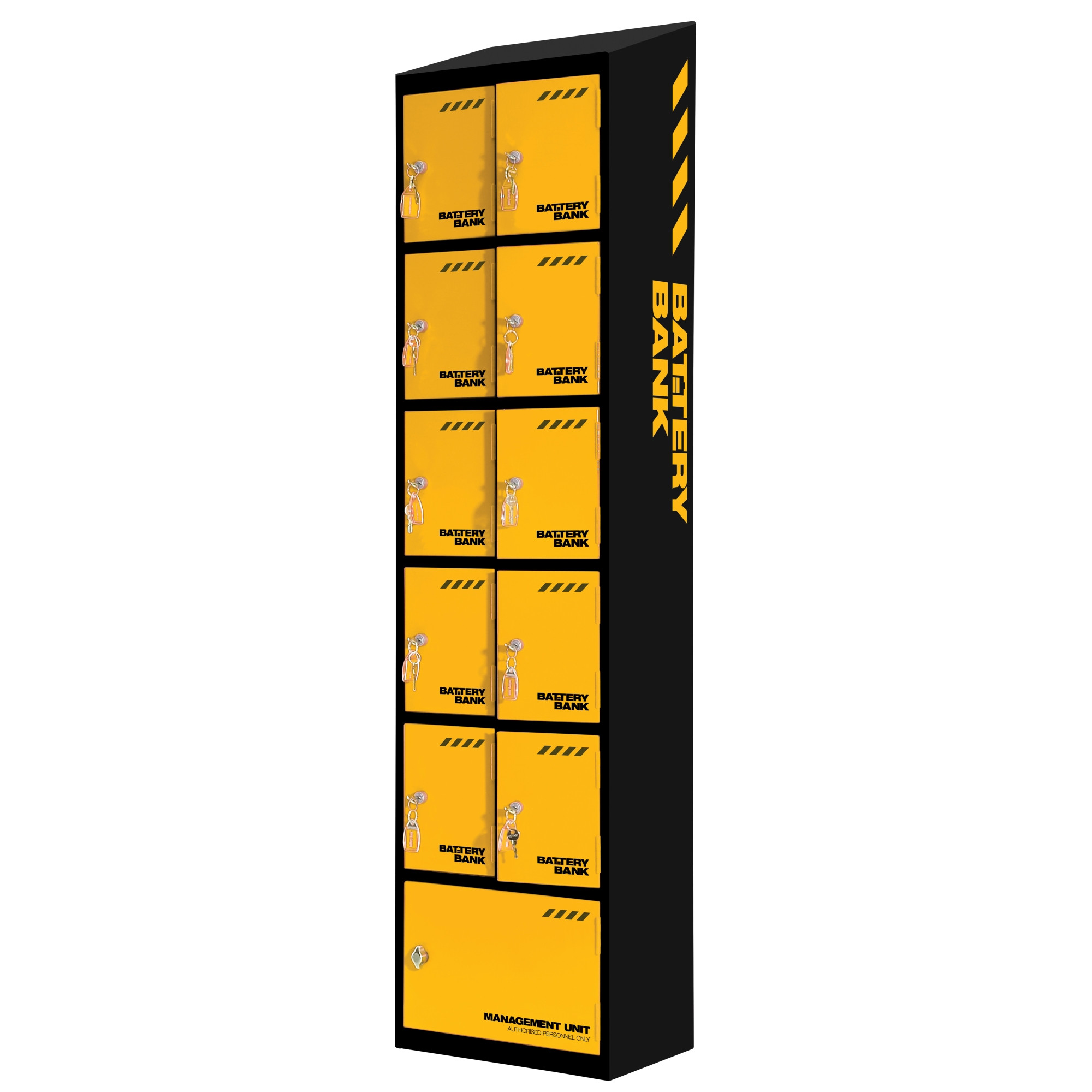 Battery Bank 10 Door Charging Locker