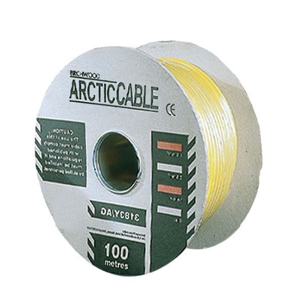 1.5mm x 3 Core Yellow Cable Drum 110V 100m