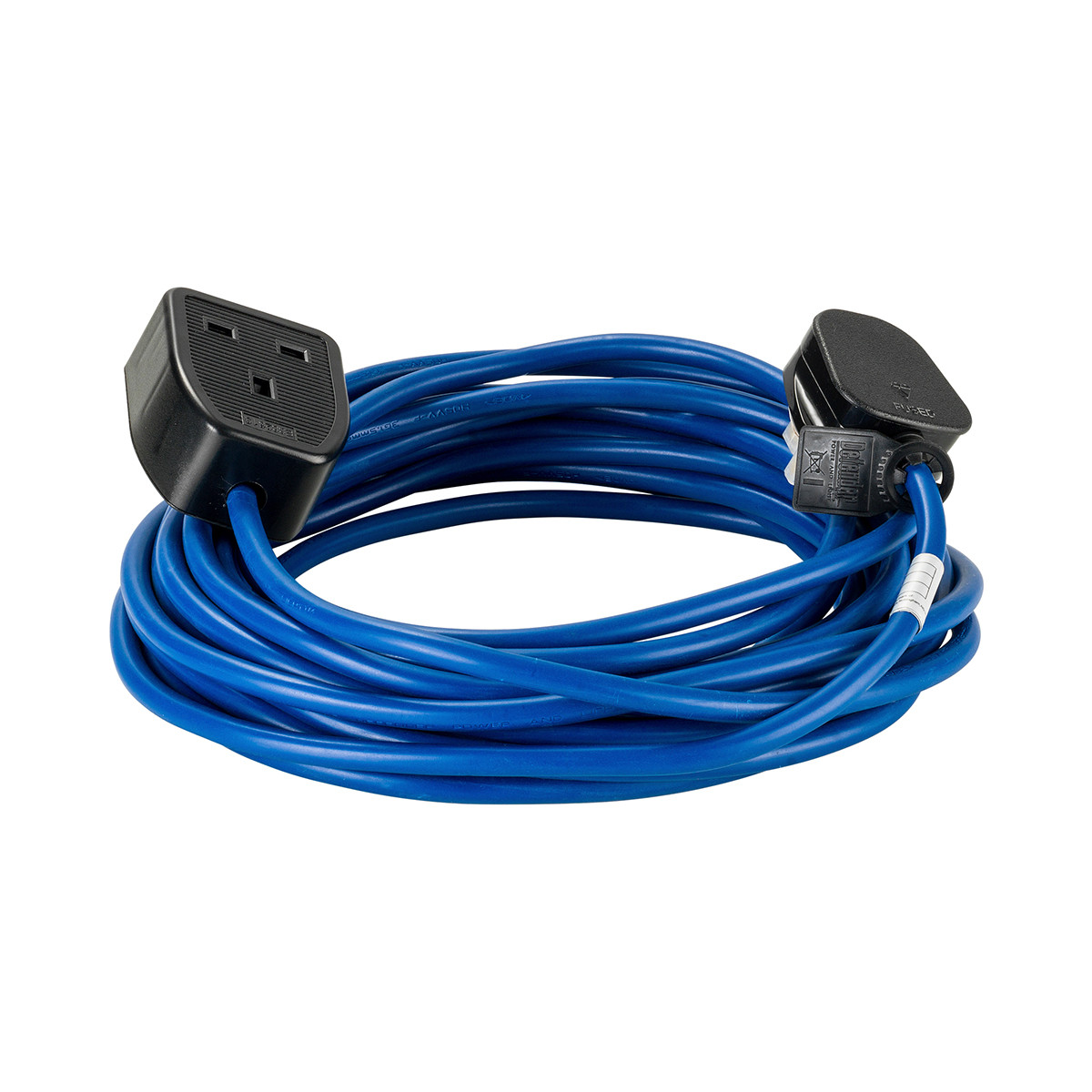 10m 1.5mm Extension Lead 240V Blue 13A