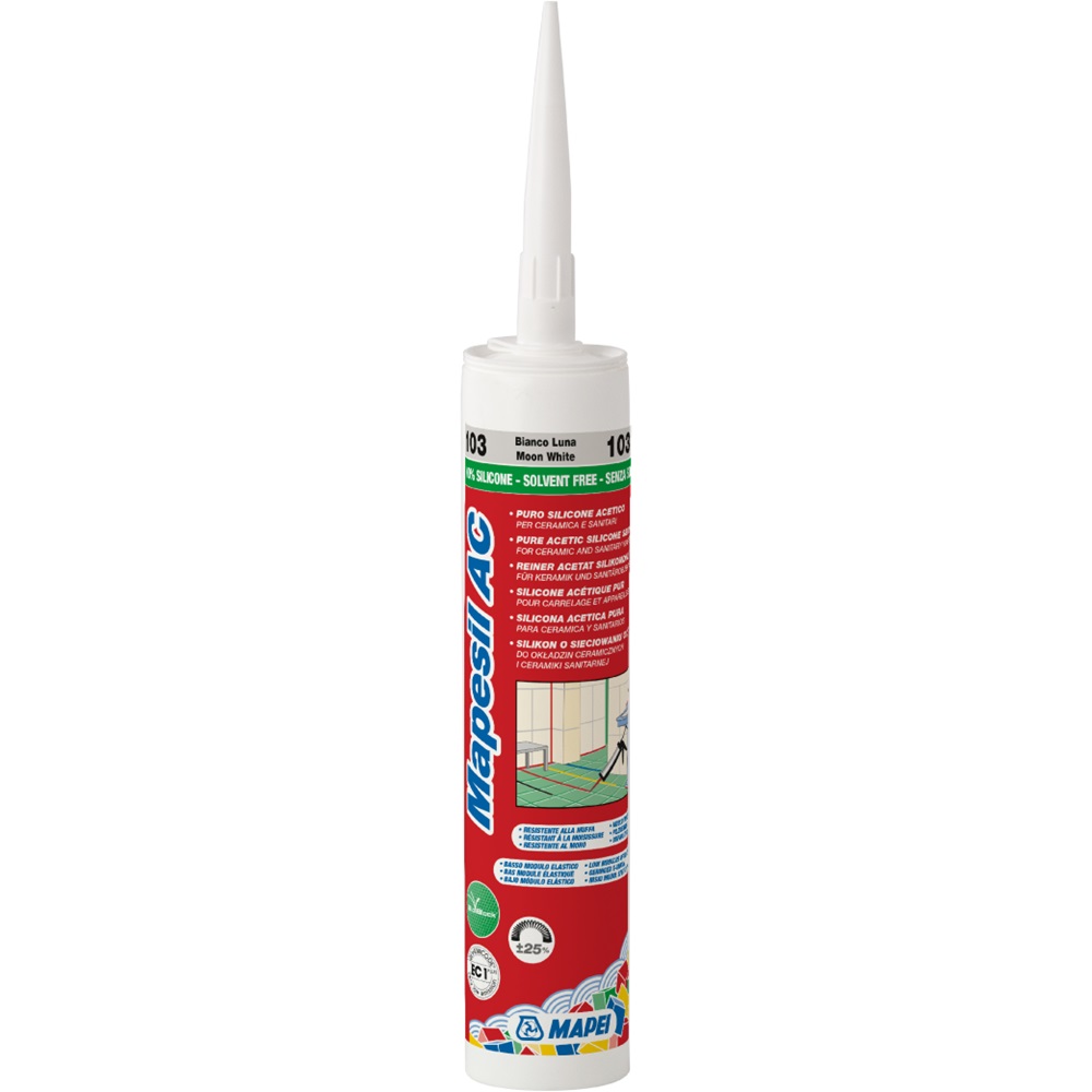 Mapesil AC 100 White Silicone Sealant