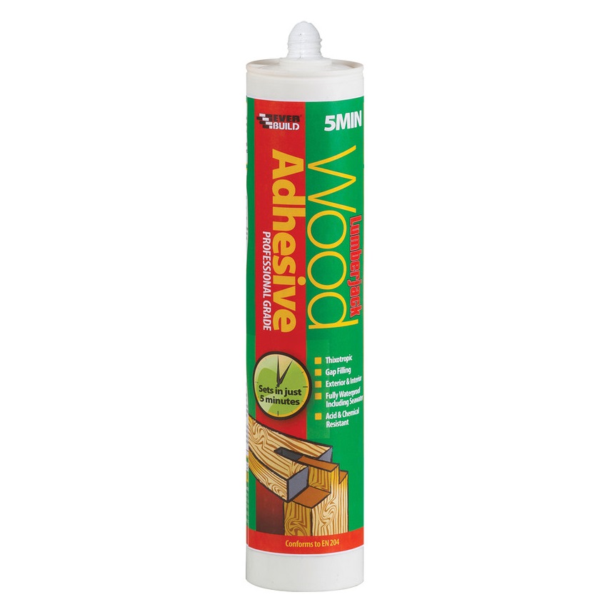 Lumberjack 5 Min PU Wood Adhesive 310ml