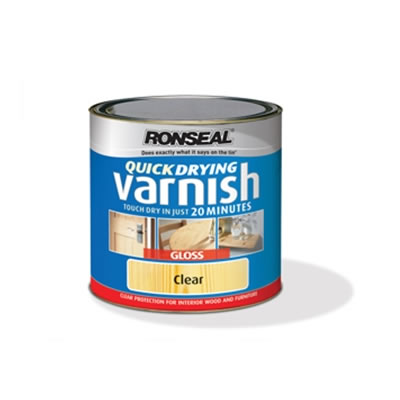 Ronseal Quick Drying Varnish 750ml - Clear