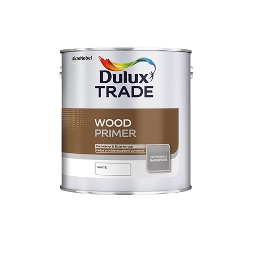 Dulux Wood Primer White 2.5 Litre Solvent