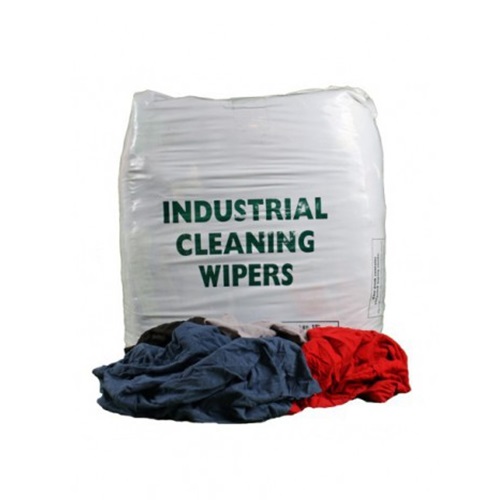 Mixed Coloured Rags & Wipers - 10kg
