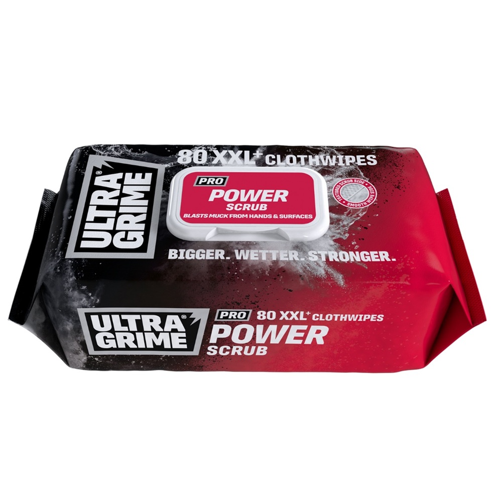 UltraGrime Pro Power Scrub Cleaning Wipes