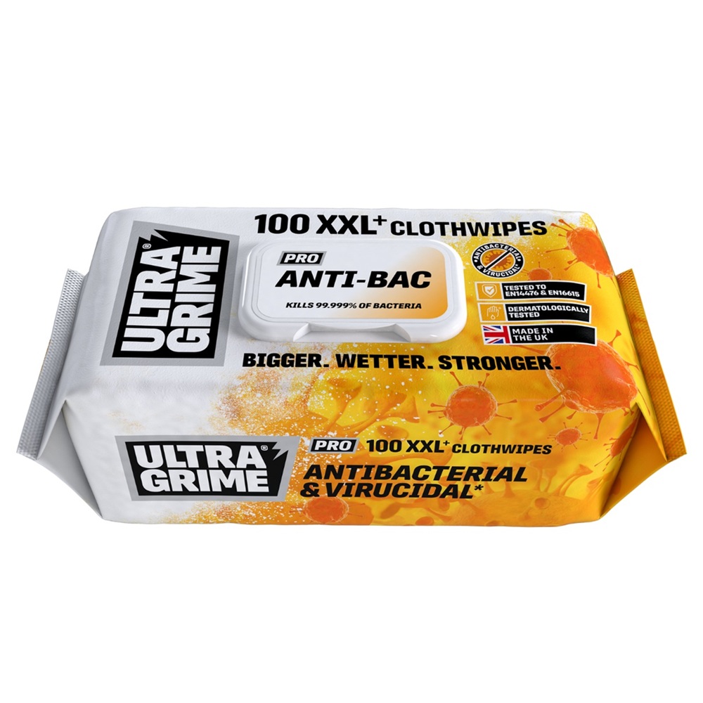 UltraGrime Pro Anti-Bac Wipes