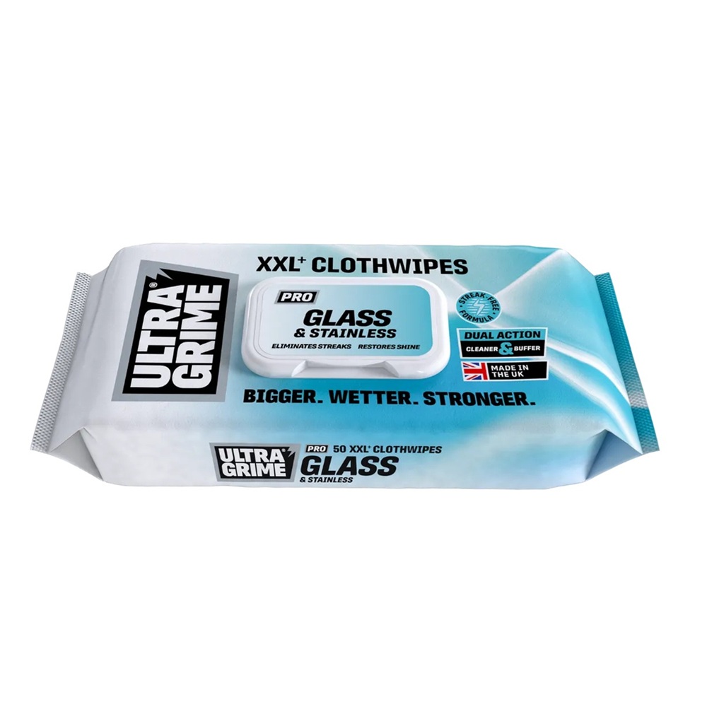 UltraGrime Glass & Stainless Wipes