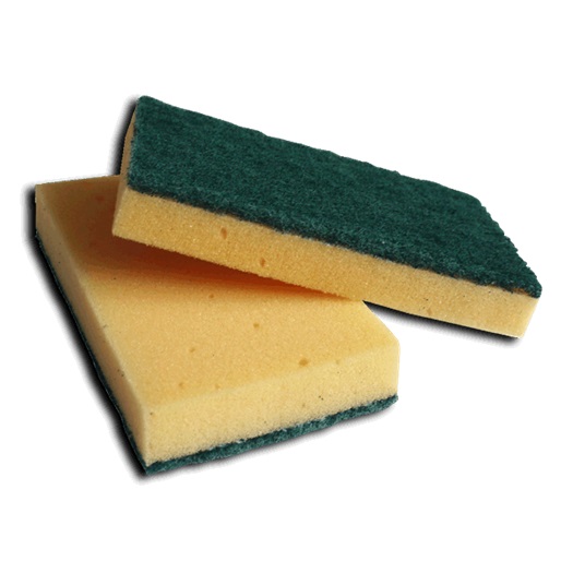 Foam / Sponge Backed Scouring Pad