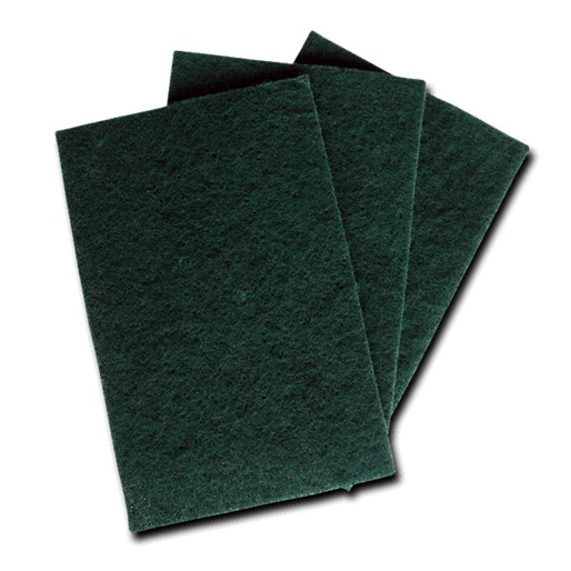 Scouring Pad 230mm x 150mm Green (Pack of 10)