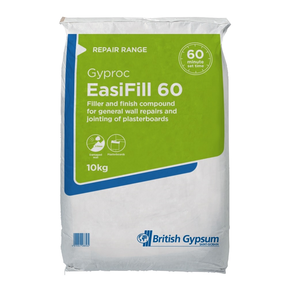 Gyproc Easi-Fill 60 Filler 10kg Bag