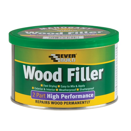 Everbuild 2 Part Wood Filler 500g - Mahogany