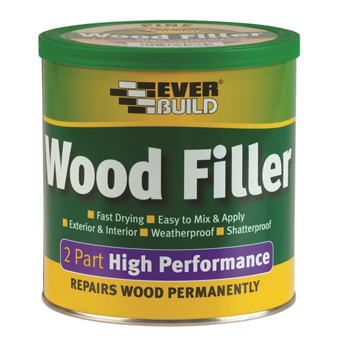 Everbuild 2 Part Wood Filler 1.4kg- Oak
