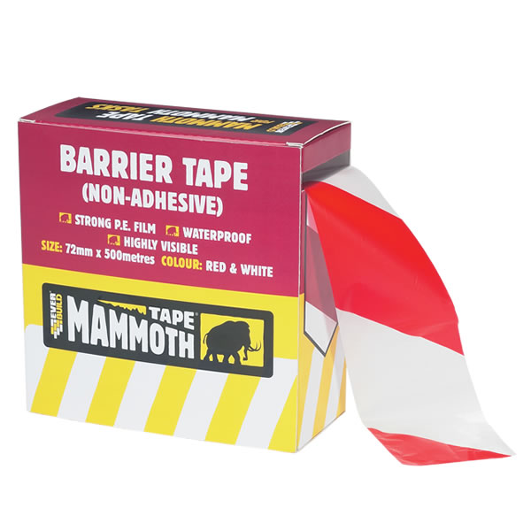 72mm x 500m Non Adhesive Barrier Tape