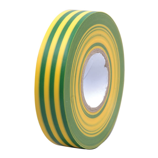 19mm Insulation Tape x 33mtr - Yellow/Green