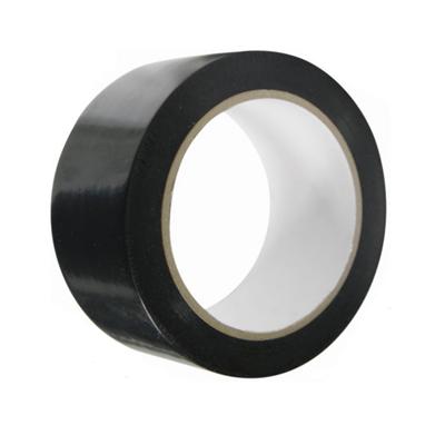 50mm x 33m  Black Low Tack F/R PVC Tape