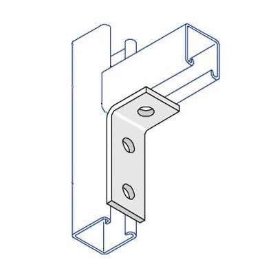 BA002 90 Degree Angle Bracket - 3 Hole