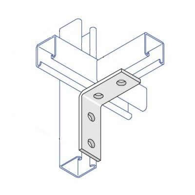 BA003 90 Degree Angle Bracket - 4 Hole