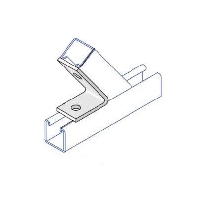 BA015 45 degree Acute Angle Bracket - 2 Hole