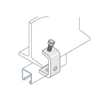 BC002 Tapped Beam Clamps - 2 Plain Holes