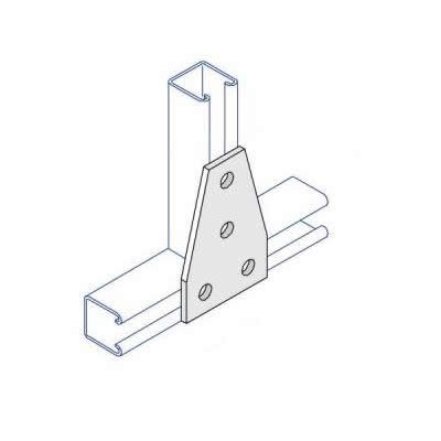 BF009 Flat Delta Plate - 4 Hole