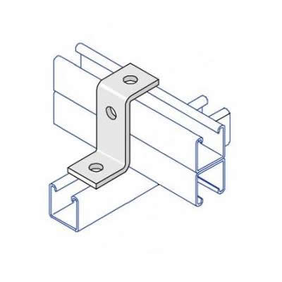 BU003 Z Bracket for 82 x 41 Channel - 2 Hole