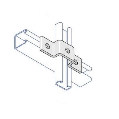 BU004 U Bracket for 41 x 21 Channel - 3 Hole