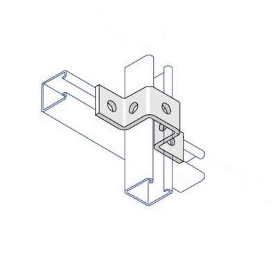 BU005 U Bracket for 41 x 41 Channel - 4 Hole