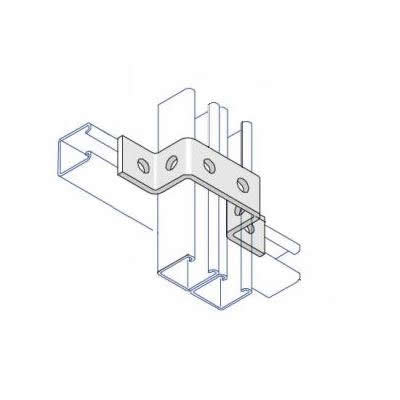 BU007 U Bracket for 41 x 82 Channel - 6 Hole