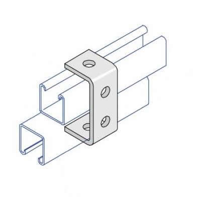 BU008 C Bracket for 41 x 82 Channel - 4 Hole