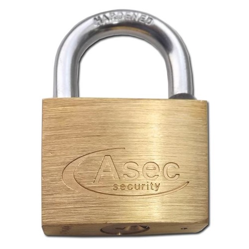 Asec Brass 40mm Padlock - Mastered