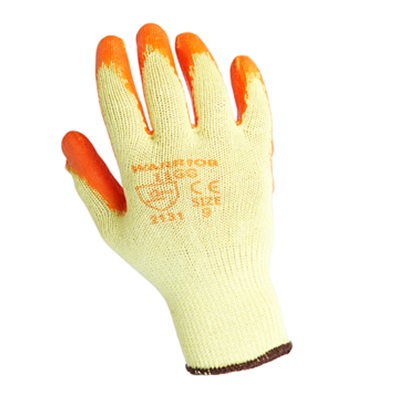 Warrior Grip Orange Builders Safety Glove