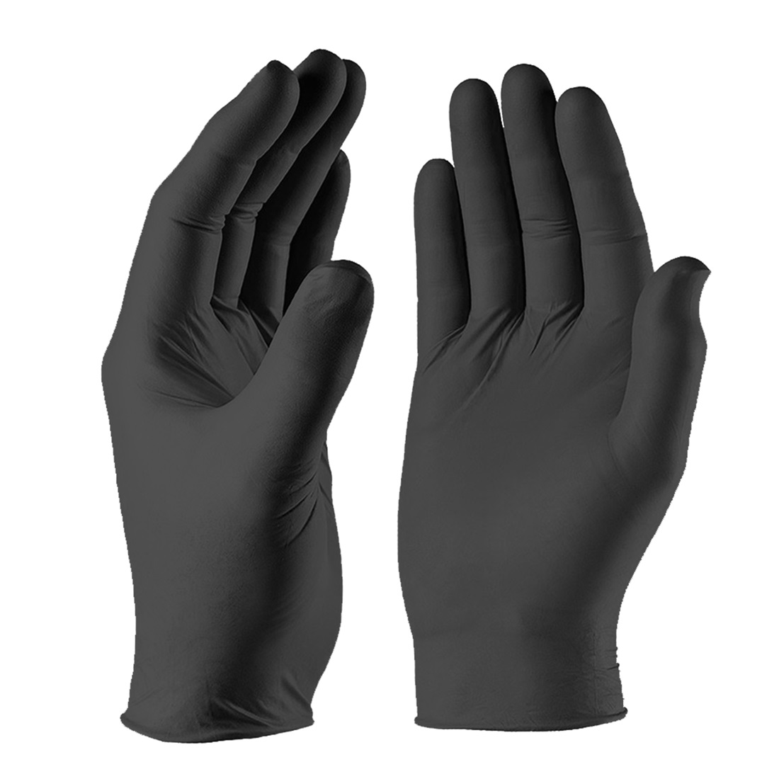 Disposable Large Heavy Duty Black Nitrile