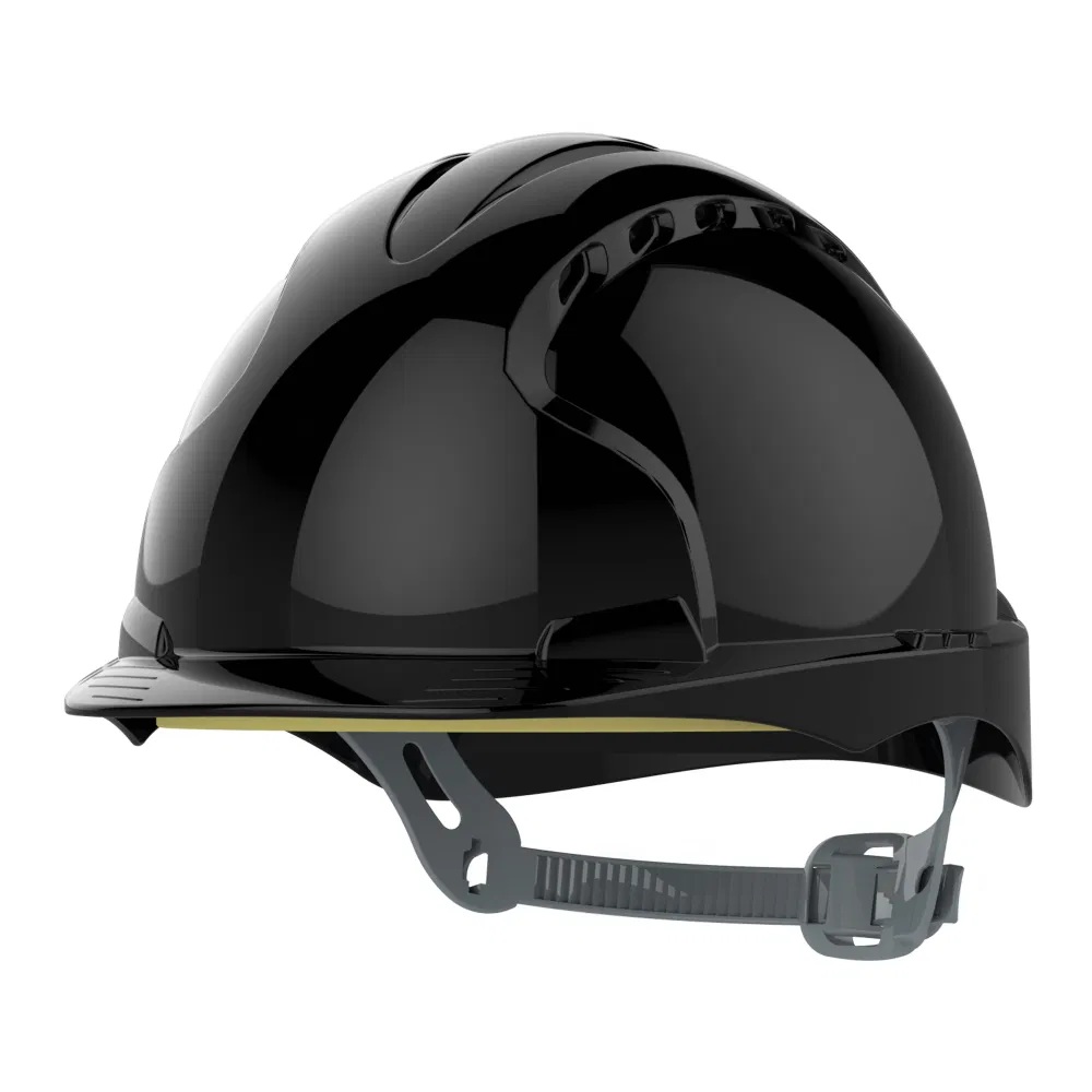 JSP EVO2 Vented Safety Helmet Black