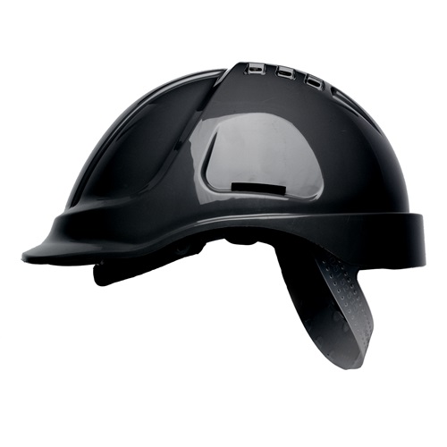 HP Series Vented Safety Helmet Black