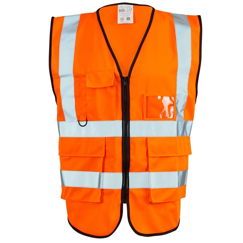 Hi Visibility Small Orange/Navy Blue