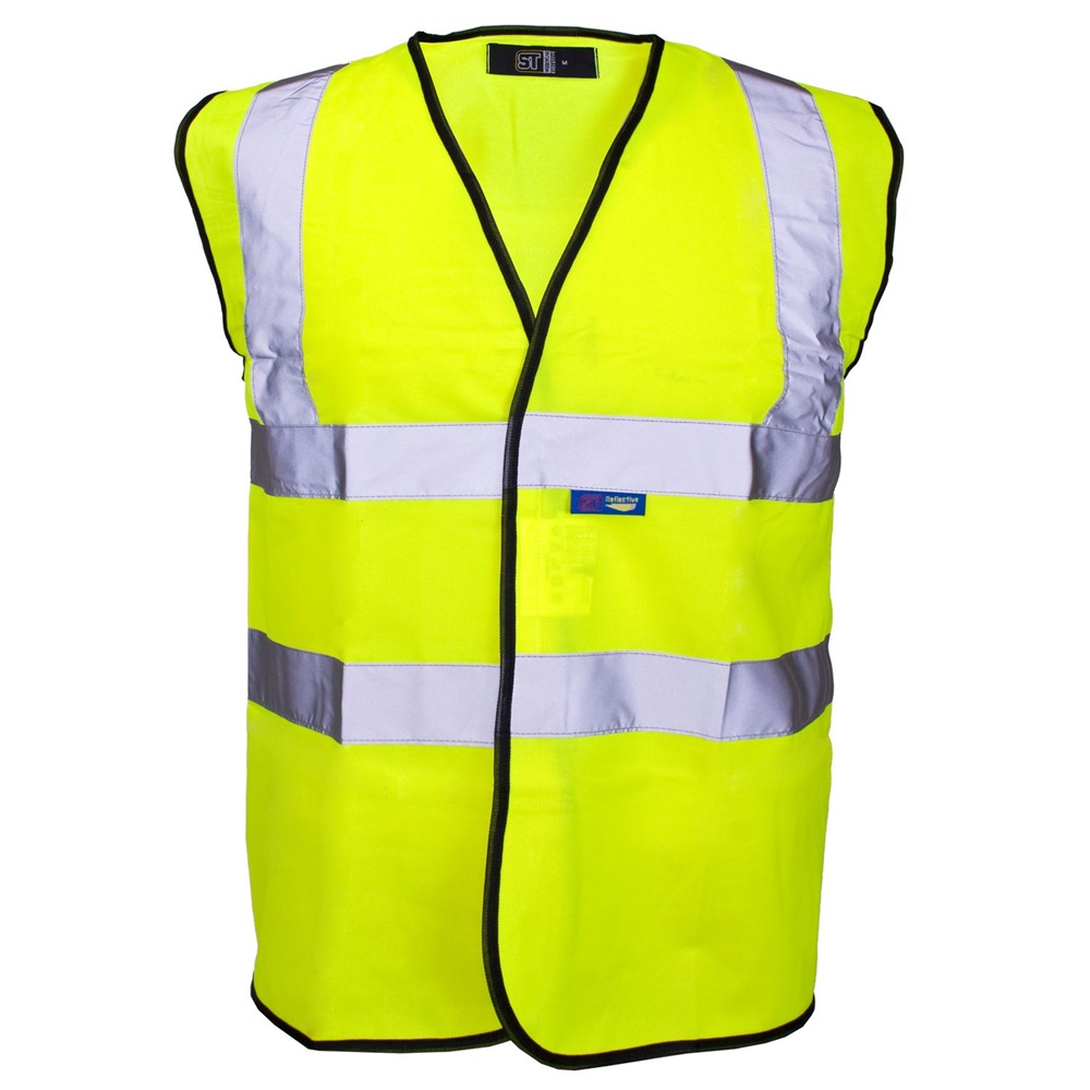 Hi Visiblity Medium Yellow Waistcoat