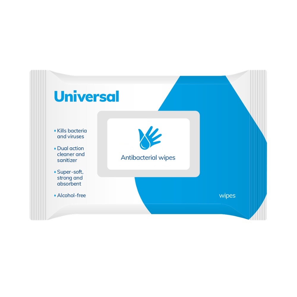 Sani-Safe Anti Bacterial Wipes Alcohol Free