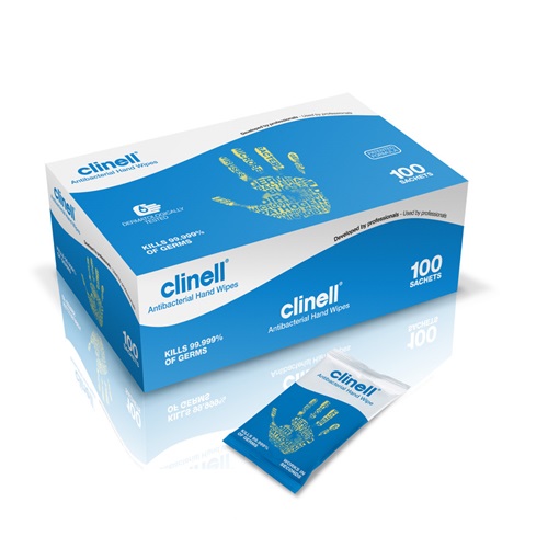 Clinell Antibacterial Hand Wipes