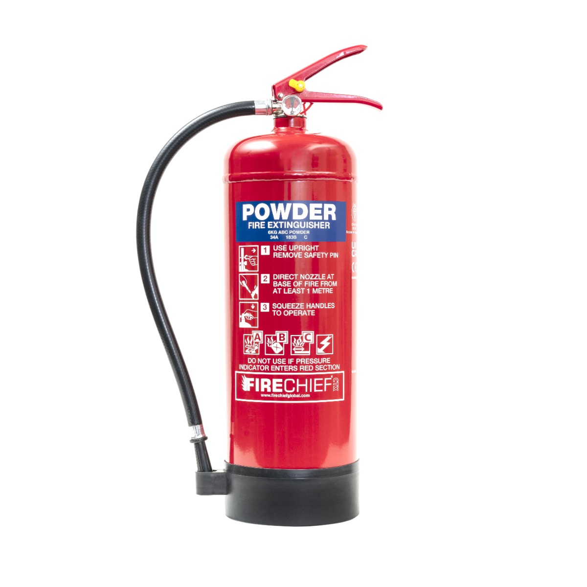 6Kg Fire Extinguisher - Powder