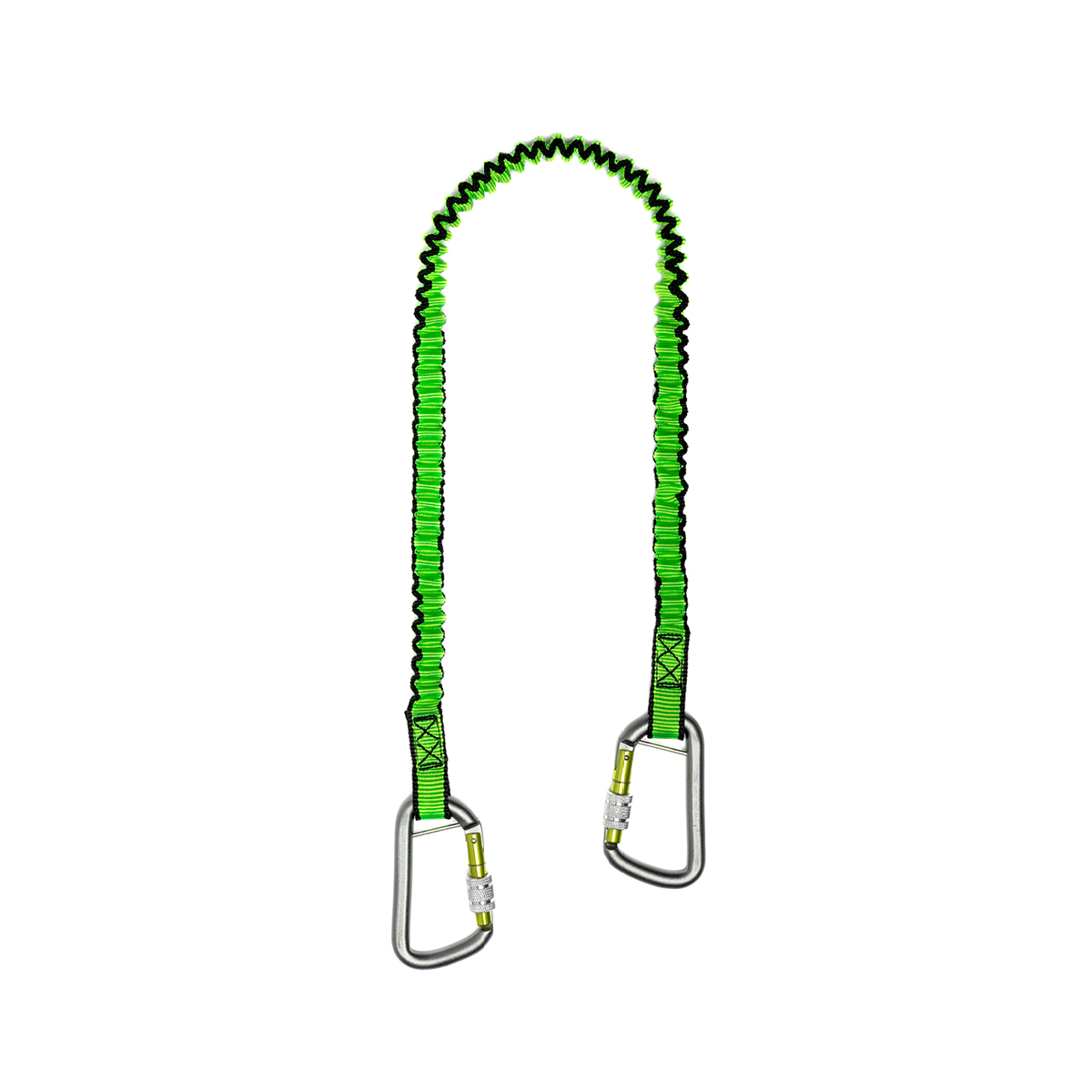 NLG GO Bungee Tool Lanyard, Twin Carabiner