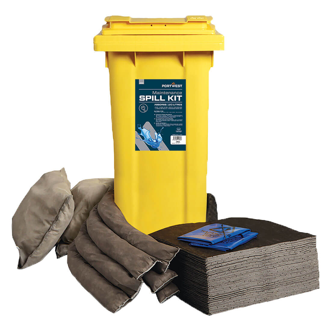120 Litre Maintenance Spill Kit in Yellow