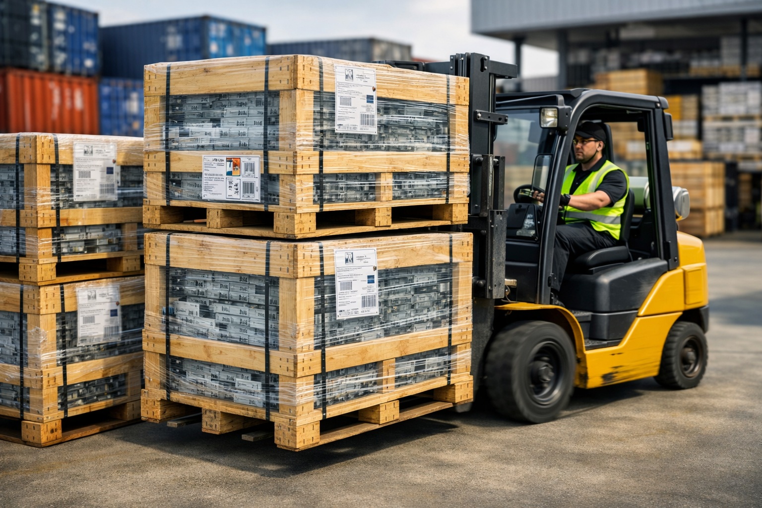 Metro Fixings global UK export logistics shipping cargo containers and international construction supply chains