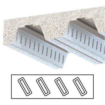 Lindapter Type MW2 composite steel profile drawing for Kingspan Multideck