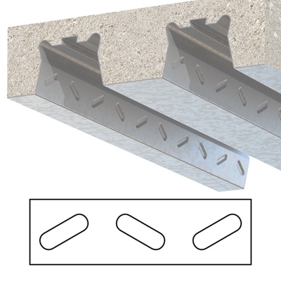 Lindapter Type SM composite steel profile drawing for SigDeck 100