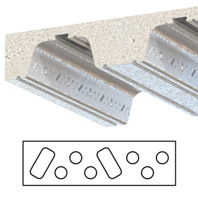 Lindapter Type TR60 composite steel profile drawing for SMD TR60+